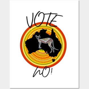 Vote No To The Voice Indigenous Voice To Parliament Posters and Art